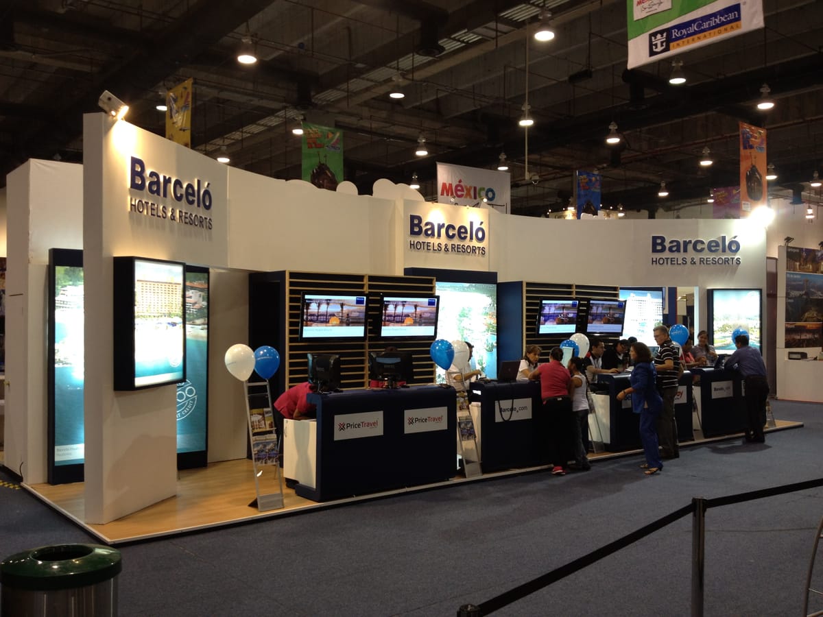 Stand de Barceló Hotels construido por Xpo-Ideas